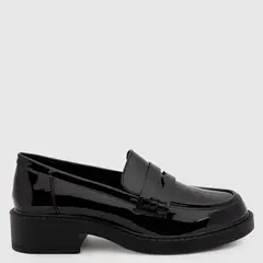 UNIVERSITY CLUB - Mocasines para Mujer con tacón Cuadrado Collin