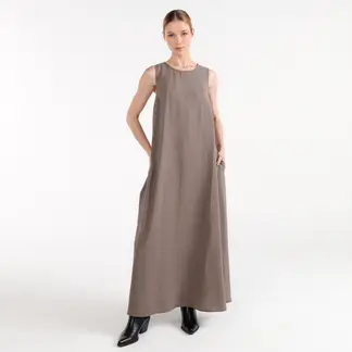 BASEMENT - Vestido Mujer Largo Casual