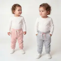 YAMP - Jogger para Bebé niña Pack de 2 unidades de Algodón
