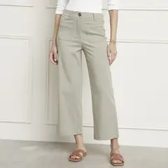 BASEMENT - Pantalón Wide leg Mujer