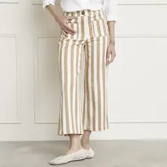 BASEMENT - Pantalón Wide leg Mujer