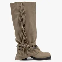 SYBILLA - Botas para Mujer con tacón Cuadrado Boho