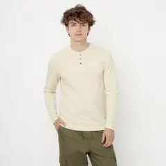 BEARCLIFF - Camiseta Hombre Manga larga