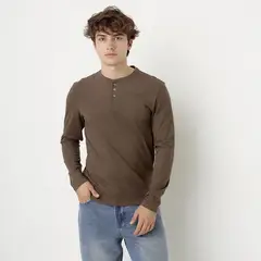 BEARCLIFF - Camiseta Hombre Manga larga