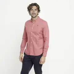 CASCAIS - Camisa Hombre con Logo Manga Larga de Algodón Cascais.