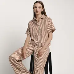 BASEMENT - Blusa Mujer Manga corta de Algodón