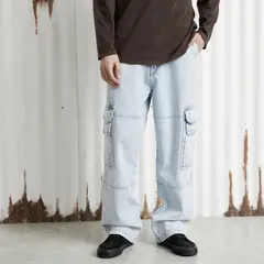 DENIMLAB - Pantalón Medio Cargo Hombre
