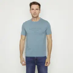 UNIVERSITY CLUB - Camiseta Hombre Manga corta con Estampado de Algodón