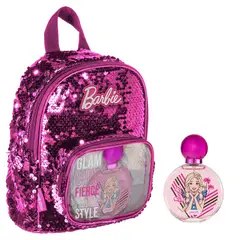 BARBIE - Maquillaje Barbie: Mochila Rosa con perfume infantil
