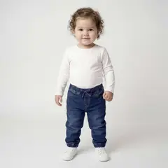 YAMP - Jean Para Bebé niña De Algodón