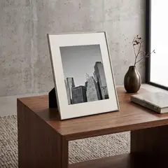 BASEMENT HOME - Marco De Foto Plateado 20X25cm