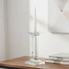 BASEMENT HOME - CANDELABRO VIDRIO RECTO 18.5X9CM