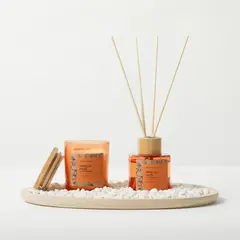 ROBERTA ALLEN - Set Spa Aromático Vainilla:  Vela 132g + Difusor 80ml