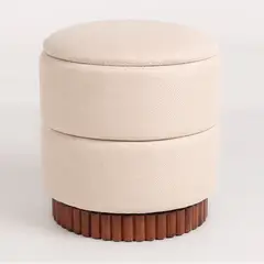 BASEMENT HOME - Puff Redondo Giratorio 43cm