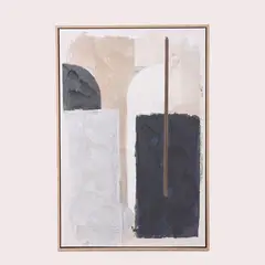 BASEMENT HOME - Cuadro Abstracto Azul 60x90cm