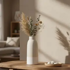 MICA - FLORERO BEIGE 24CM