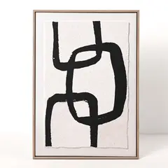 MICA - Cuadro Cadenas Negro 50x70cm