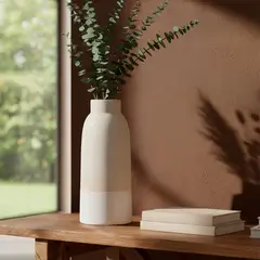 MICA - FLORERO BEIGE 32CM
