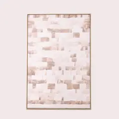 BASEMENT HOME - Cuadro Trazos Beige 82x122cm