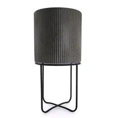 MICA - Maceta Pedestal Gris 50x25cm