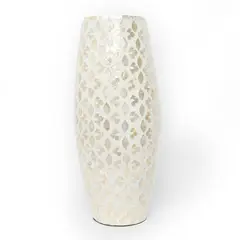 BASEMENT HOME - Jarrón Cerámica 46 cm 18 cm