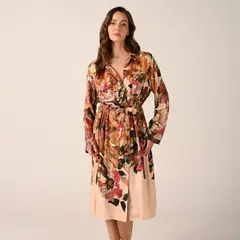 SOUTHLAND - Vestido Mujer Medio Casual con Estampado