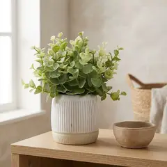 MICA - Planta Artificial Eucaliptus 10X22 Cm Decoración