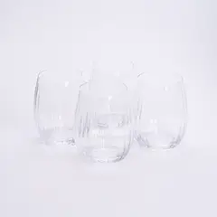 ROBERTA ALLEN - VASO CLEAR RETRO SET4