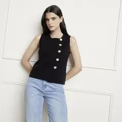 BASEMENT - Chaleco Mujer Slim