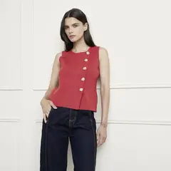 BASEMENT - Chaleco Mujer Slim