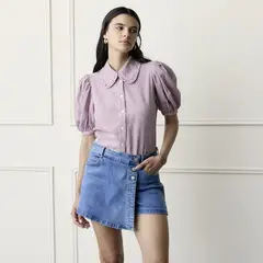 BASEMENT - Blusa Mujer Manga corta