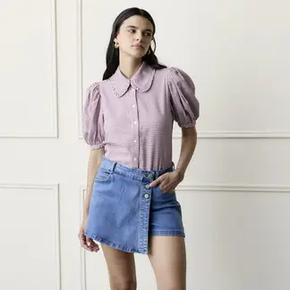 BASEMENT - Blusa Mujer Manga corta