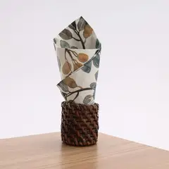 CASA CANTABRIA - SETX6 ANILLO SERVILLETA RATTAN BROWN