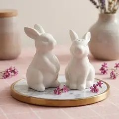ROBERTA ALLEN - Salero y Pimentero Conejo 7 cm Market Wonder
