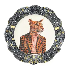 ROBERTA ALLEN - Plato Postre 20 cm Mr Jaguar Market Wonder