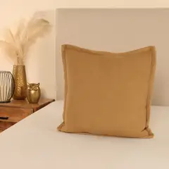 CASA CANTABRIA - Cojín Waffle Curry 50 X 50 Cm