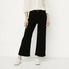 NEWPORT - Pantalón Wide Leg Mujer De Algodón