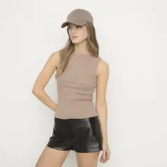 SYBILLA - Camiseta Mujer Sin mangas