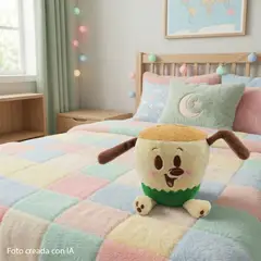 KIDS N PLAY - Peluche Disney Munchlings Pluto Caramel Pastel de Nuez Pecana 15 cm