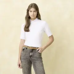 UNIVERSITY CLUB - Blusa Mujer Manga corta