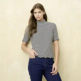 UNIVERSITY CLUB - Blusa Mujer Manga corta