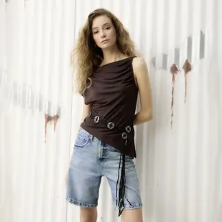 DENIMLAB - Blusa Mujer Una manga