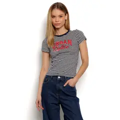 DENIMLAB - Camiseta Mujer Manga corta