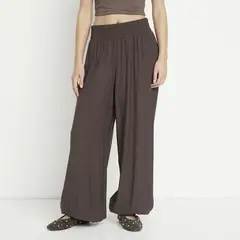 SYBILLA - Pantalón Ballon Mujer Tiro medio