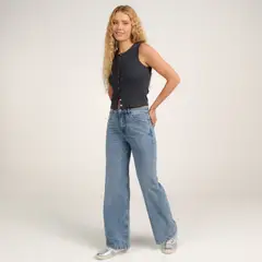 SYBILLA - Jean Recto Tiro alto Mujer