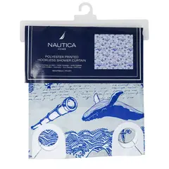 NAUTICA - Cortina de baño Olas 180 cm