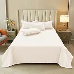 NAUTICA - Sábana Liso: Poliéster Beige