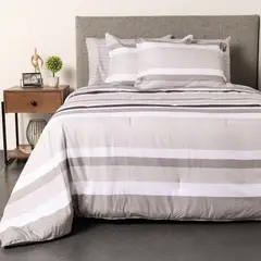 NAUTICA - Juego de Cama Nautica: incluye 1 Comforter, 2 Fundas de almohada, 1 Sábana encimera, 1 Sábana bajera ajustable, 2 Fundas de almohada