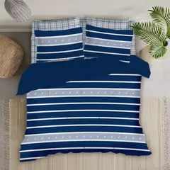 NAUTICA - Juego de Cama Nautica: incluye 1 Comforter, 1 Funda de almohada, 1 Sábana encimera, 1 Sábana bajera ajustable, 1 Funda de almohada