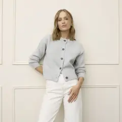 BASEMENT - Cardigan Mujer de Algodón